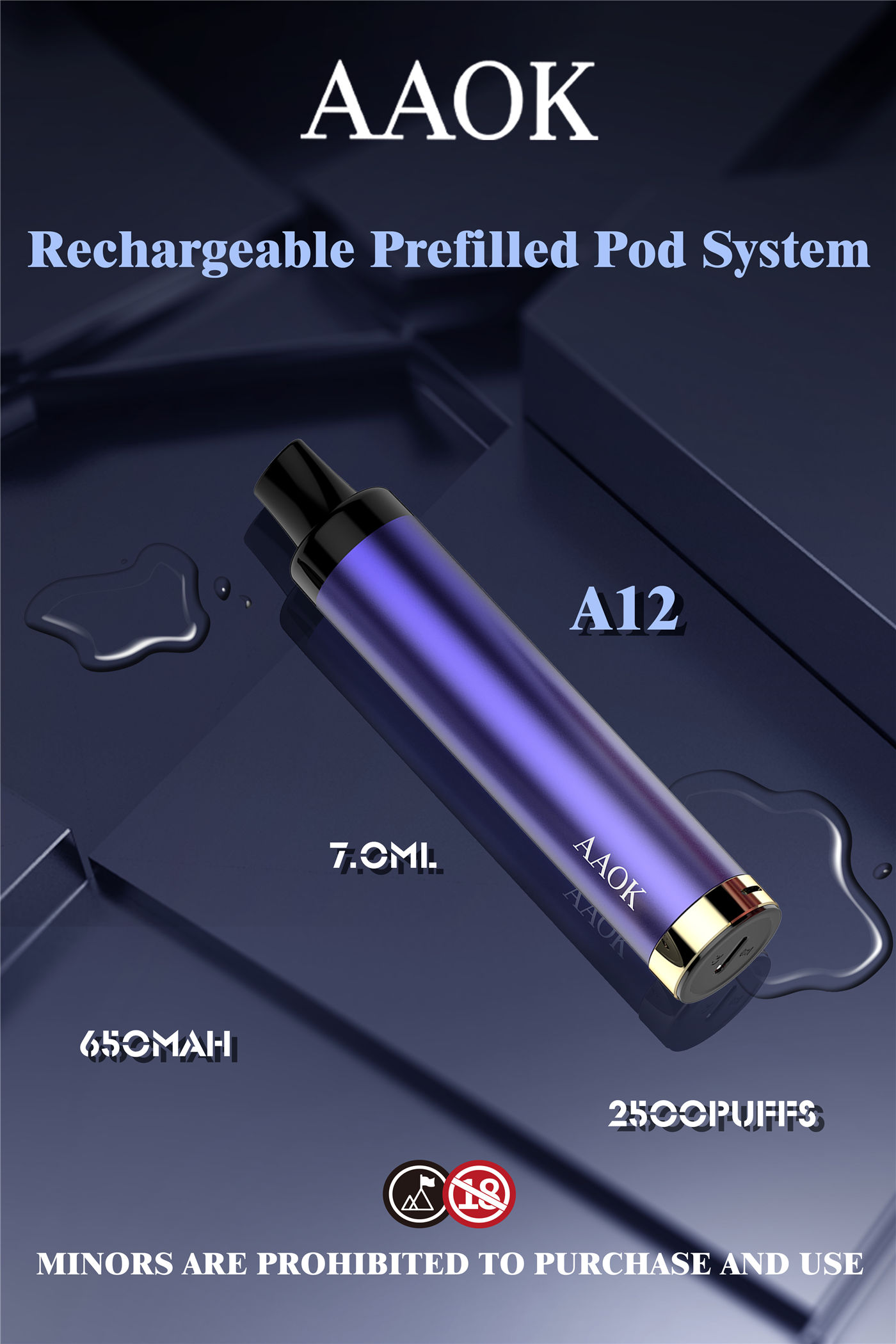 A12 Uzlādējama vape sistēma-5 (1)