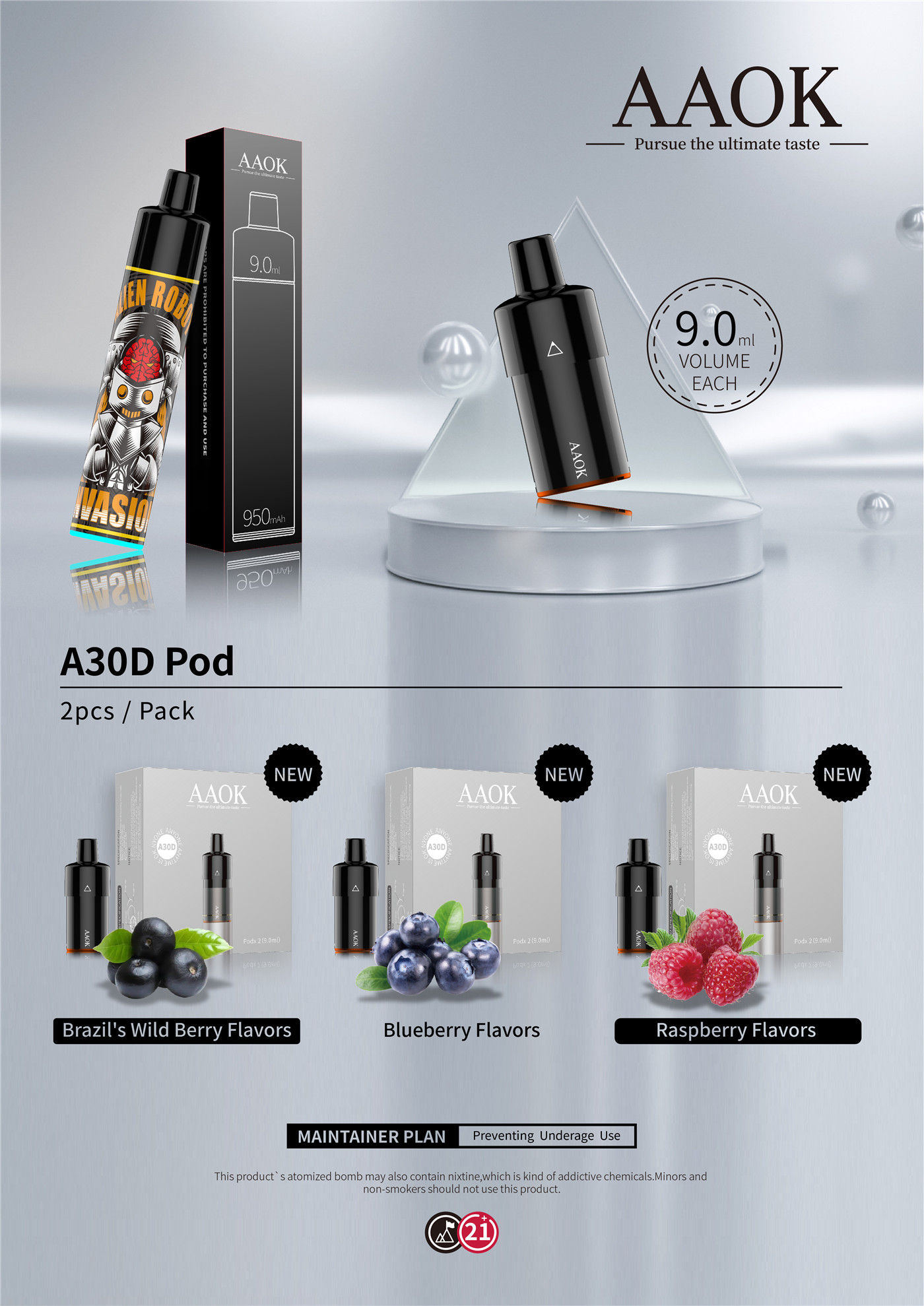 A30 ระบบ vape แบบถอดเปลี่ยนได้แบบชาร์จใหม่ได้-3 (7)