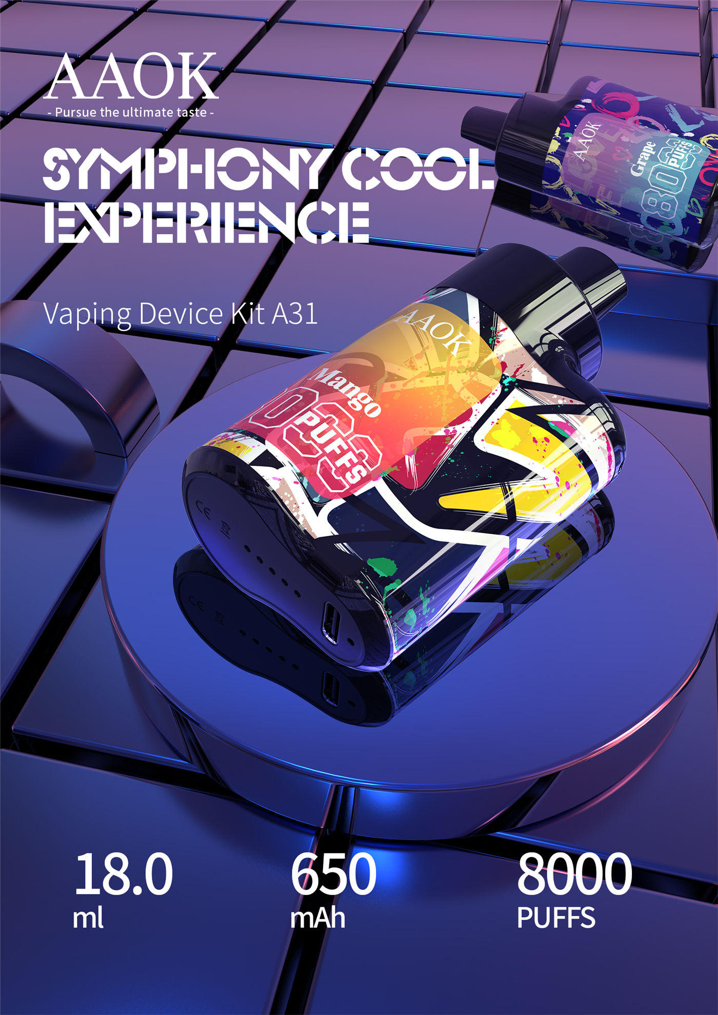 I-A31 vape 8000 puffs-2 (1) alahlwayo