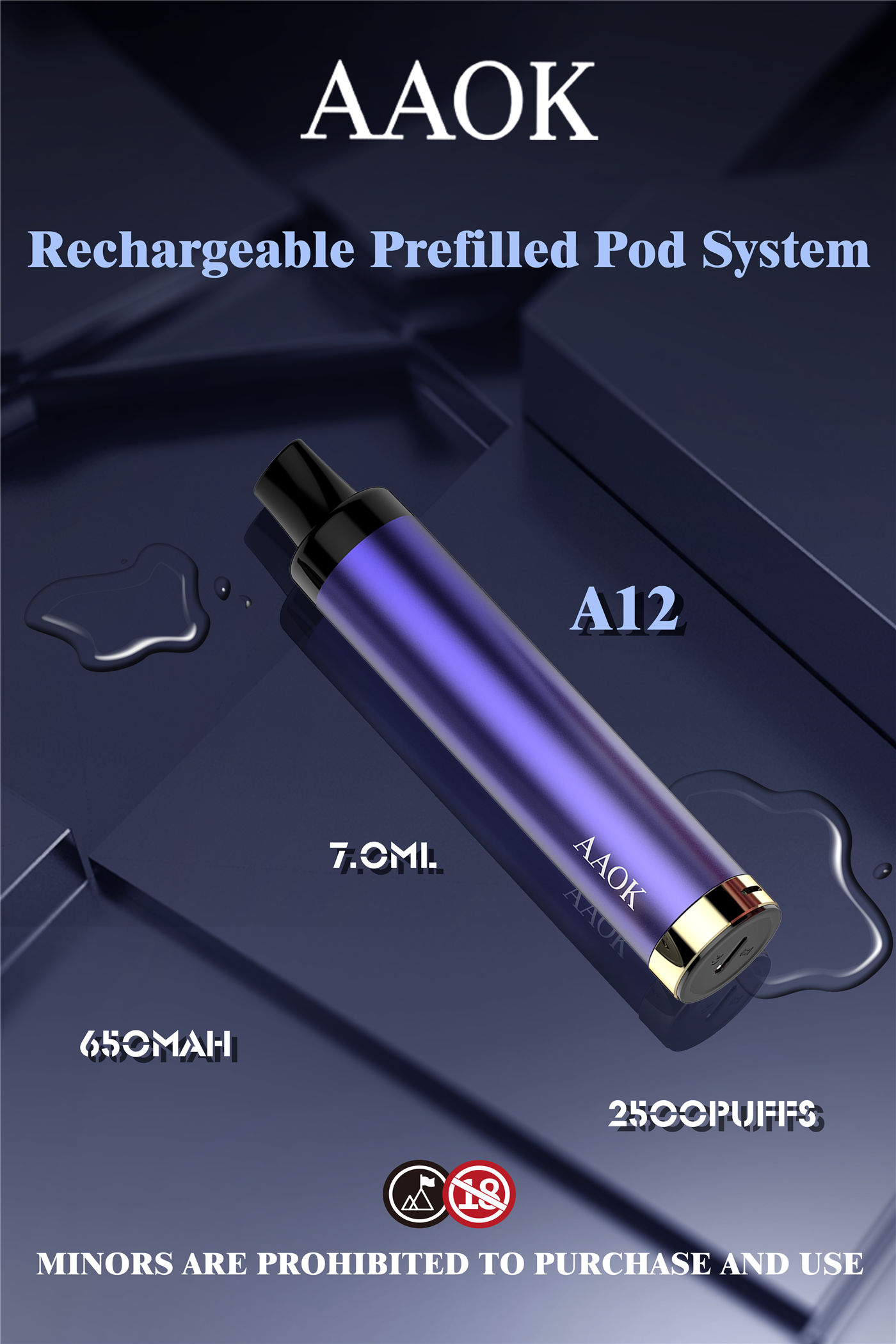 A12 Rechargeable vape system-5 (1)