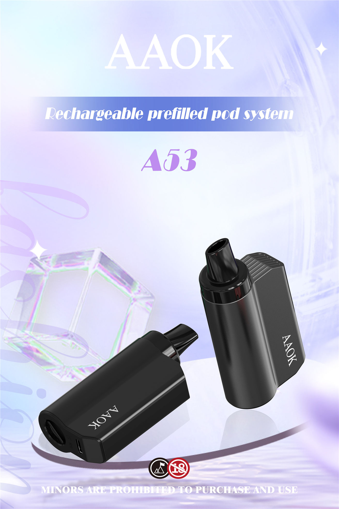 A53 Rechargeable Replaceable vape system-2 (1)