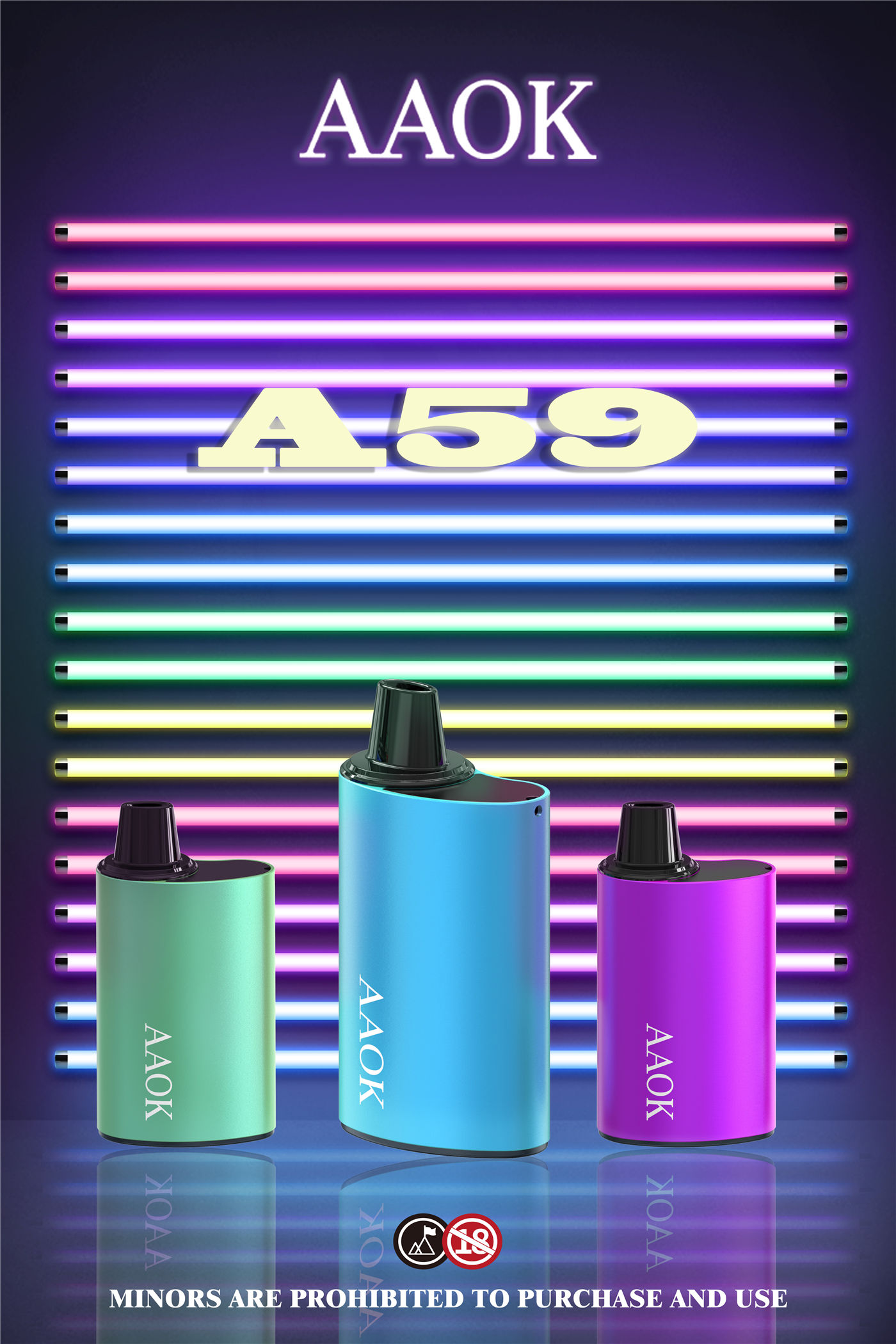 A59 Rechargeable Replaceable vape system-4 (1)